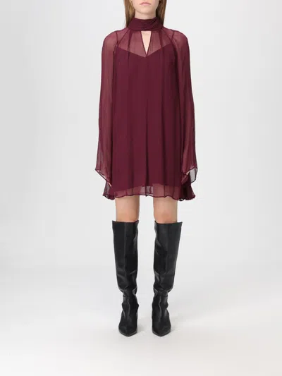 STAUD DRESS STAUD WOMAN COLOR BURGUNDY,436642050