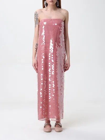 STAUD DRESS STAUD WOMAN COLOR PEACH,429924025