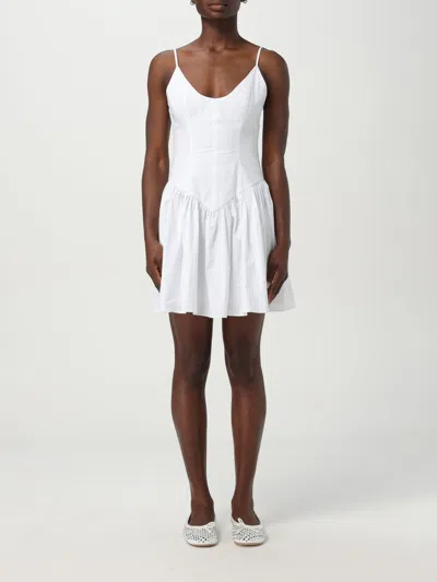 STAUD DRESS STAUD WOMAN COLOR WHITE,G84435001