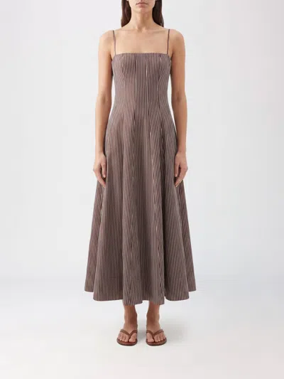 Staud Dress Woman In Brown