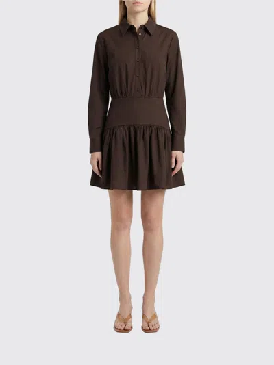 Staud Dress Woman  In Brown