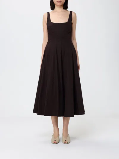 Staud Dress  Woman Color Brown