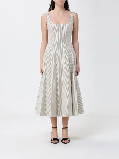 Staud Romy Sleeveless Shirtdress In Neutral