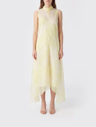 Staud Dress Woman In Yellow