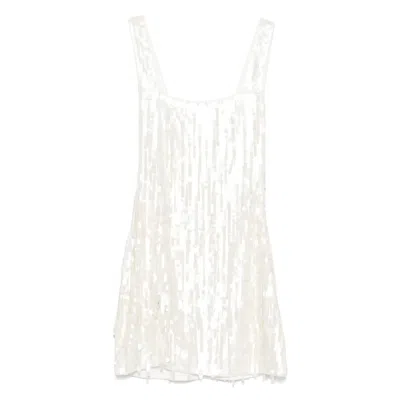 Staud Dresses White In Neutral