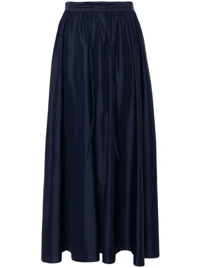Staud Skirt With Logo In Blue