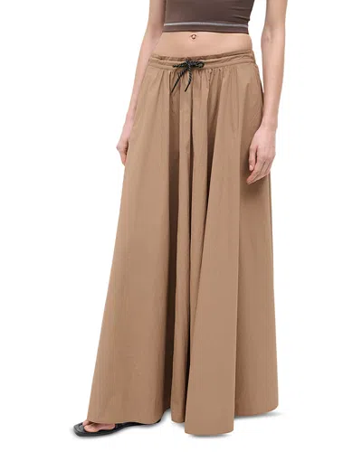 Staud Eden Maxi Skirt In Nude