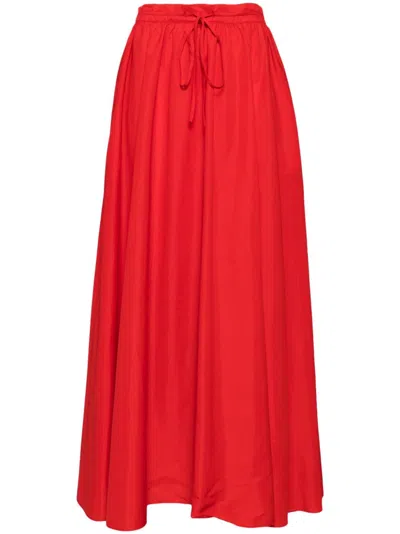 Staud Eden Skirt In 红色