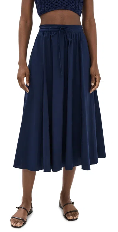 Staud Skirt With Logo In Blue