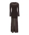 Staud Eiza Sweater Dress In Black
