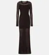Staud Eiza Sweater Dress In Brown
