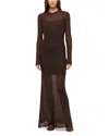 Staud Eiza Sweater Dress In Earth