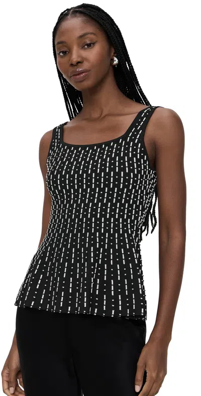 Staud Ellen Top Black Geo