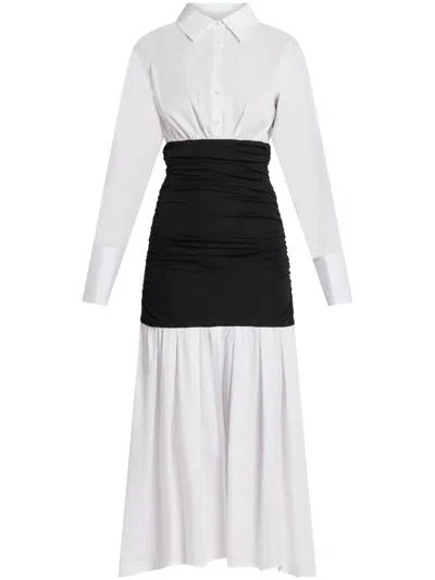 Staud Ellis Dress In White