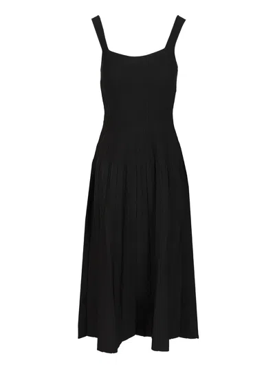 Staud Ellison Dress In Black