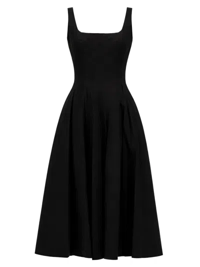 Staud Ellison Dress In Black