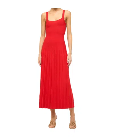 Staud Women's Ellison Dress In Red