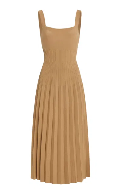 Staud Ellison Knit Midi Dress