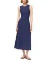 Staud Elyse Dress In Navy