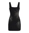 Staud Embellished Le Sable Mini Dress In Black