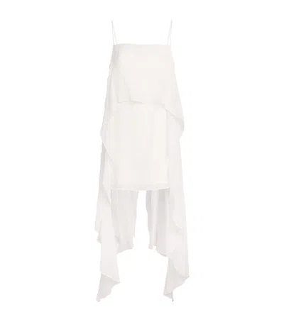 Staud Embellished Valencia Mini Dress In White