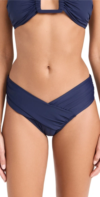 Staud Emsley Bikini Bottoms Navy