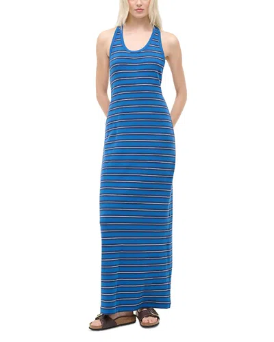 Staud Encino Dress In Blue