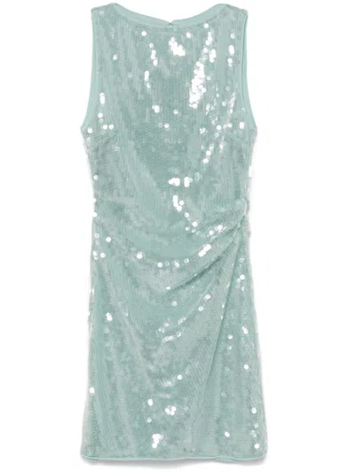 Staud Eton Mini Dress In Green