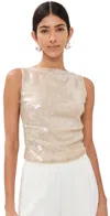 Staud Off-white Eton Tank Top In Moon