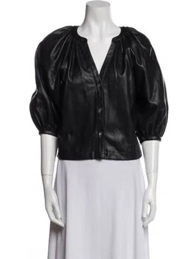 Pre-owned Staud Evening Jacket In Black