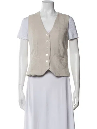 Pre-owned Staud Evening Jacket In Neutral