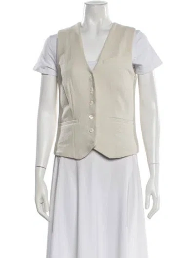 Pre-owned Staud Evening Jacket In Neutral