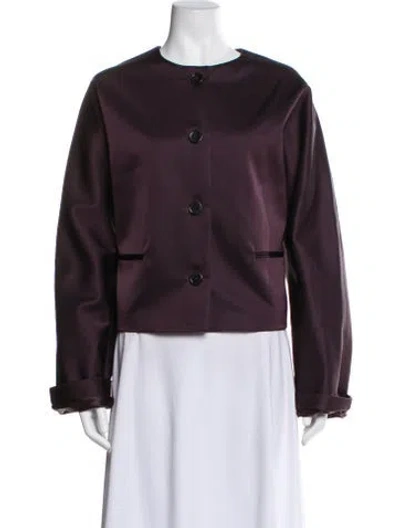 Pre-owned Staud Evening Jacket W/ Tags In Purple