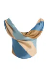 Staud Exclusive Olivia Silk Top In Multi