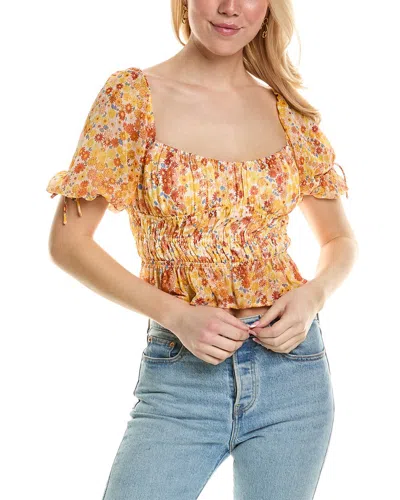 Staud Faye Top In Yellow