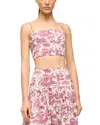 Staud Frederico Tank Top In Bordeaux Toile In Bordeaux Toile