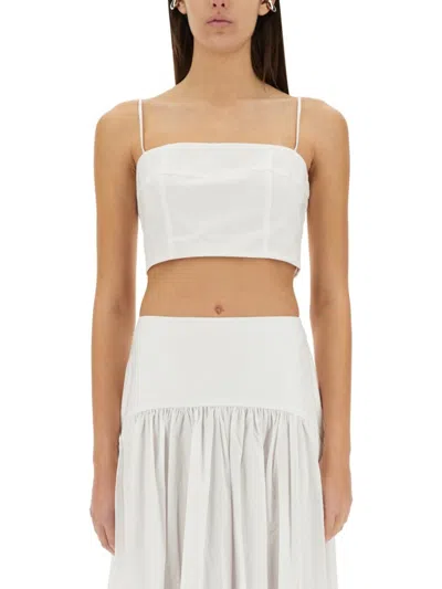 Staud Federico Tank Top In White