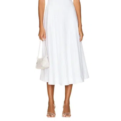Staud Finley Dress In White