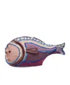 Staud Pesce Beaded Fish Clutch In Multi