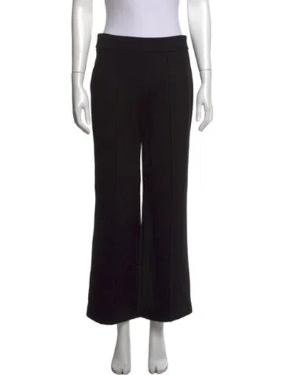 Pre-owned Staud Flared Pants In Black