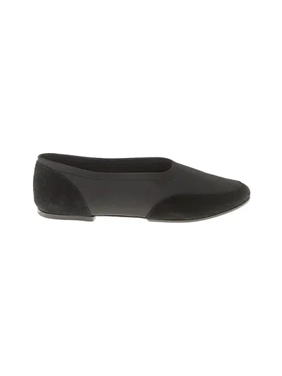 Pre-owned Staud Flats In Black