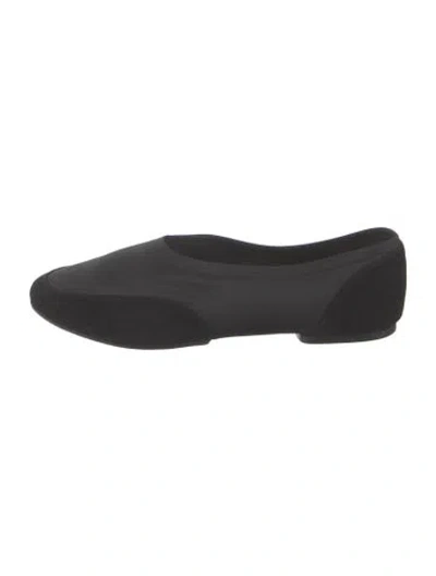 Pre-owned Staud Flats In Black