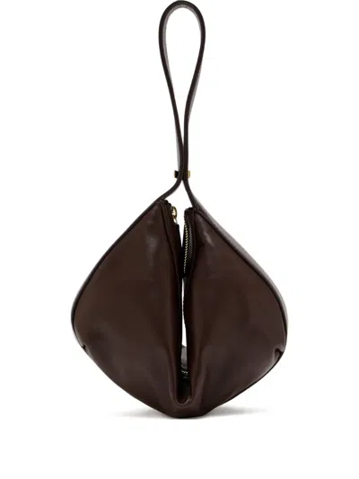 Staud Folded Leather Shoulder Bag