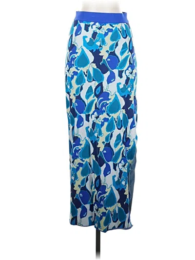Pre-owned Staud Formal Skirt In Blue