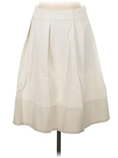 Pre-owned Staud Formal Skirt In Ivory