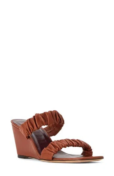 Staud Frankie Wedge Sandal In Tan
