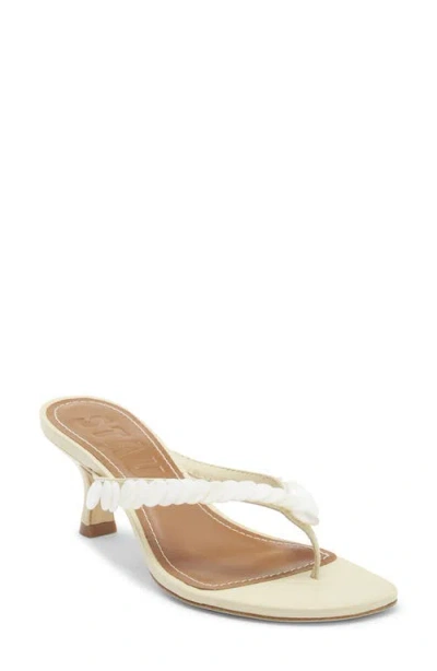 Staud Freja Embellished Thong Sandal In Multi