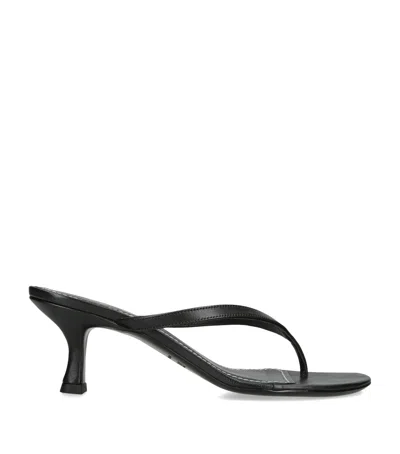 Staud Freja Kitten Heel Sandals 60 In Black