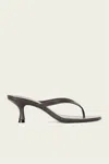 Staud Freja Thong Kitten Heel In Espresso