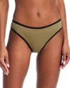Staud Gemma Bikini Bottom In Green
